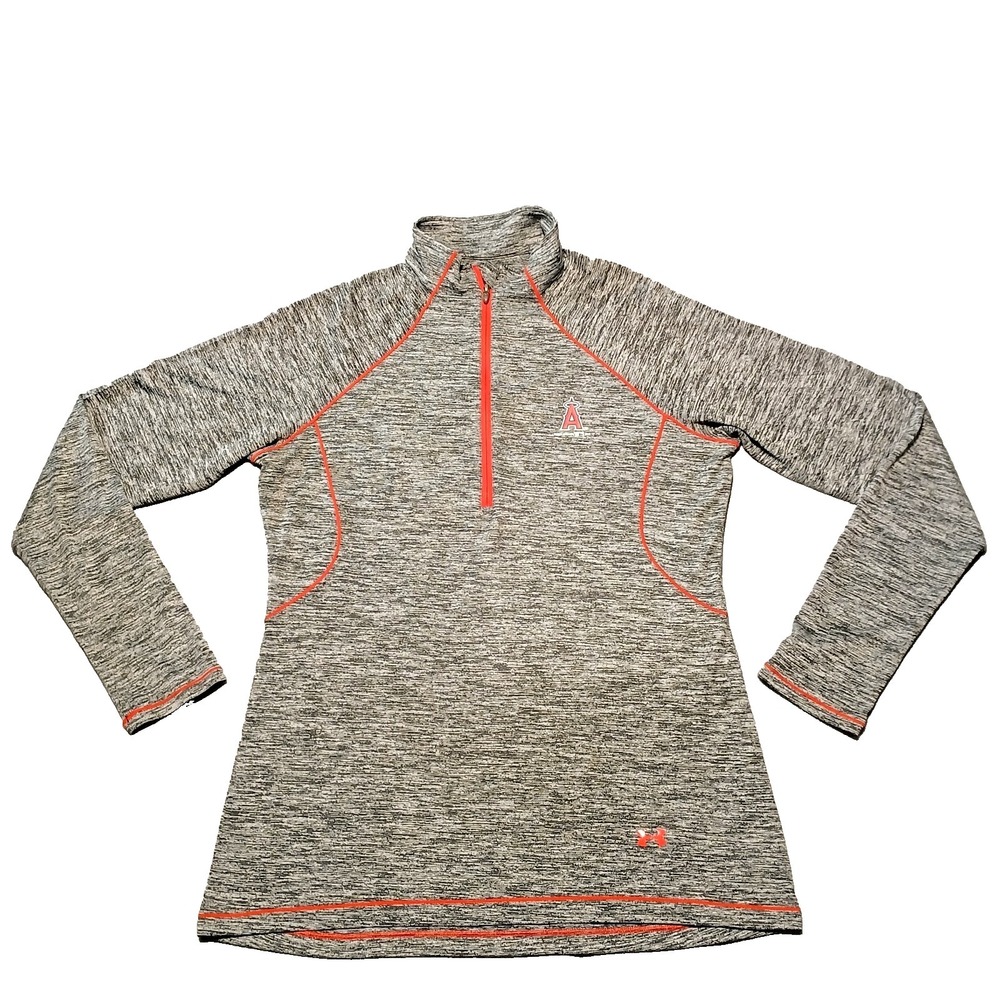Under Armour‎ Heat Gear 1/4 Zip Pullover Los Angeles Angels Black Womens Size L